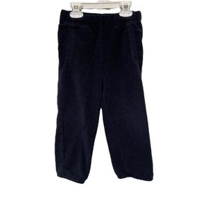 Gap Black Fleece Sweatpants with Elastic Waistband and 2 front pockets Size 3